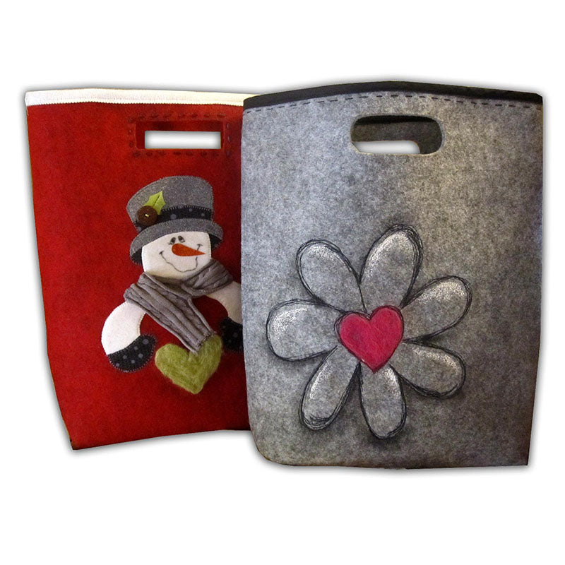 Regalo Donna Borsa Per La Spesa In Feltro Pieghevole - Leggera Regalo Donna Borsa Per La Spesa In Feltro Pieghevole - Leggera