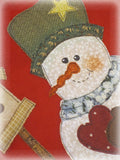 Cartamodello Calza di Natale Pupazzo di Neve - AM111